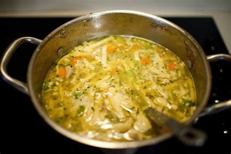 2 carrots, peeled, halved and sliced crosswise. chicken noodle soup | Soup dinner, Soup recipes chicken ...