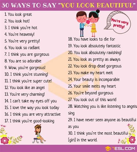 Learn how to say i love you in eight different languages! You Look Beautiful: 30 Ways To Say You Are Beautiful - 7 E ...