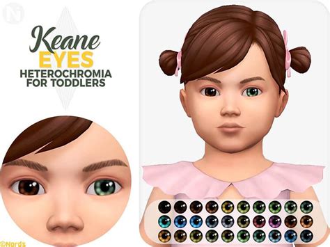 Sims 4 Heterochromia Skin Details
