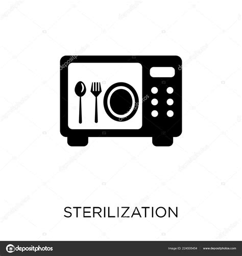 Sterilization Icon Sterilization Symbol Design Cleaning Collection