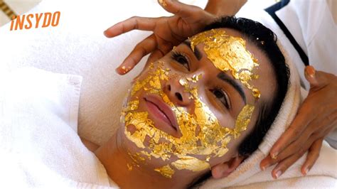 This Is A 24 Karat Gold Facial Youtube