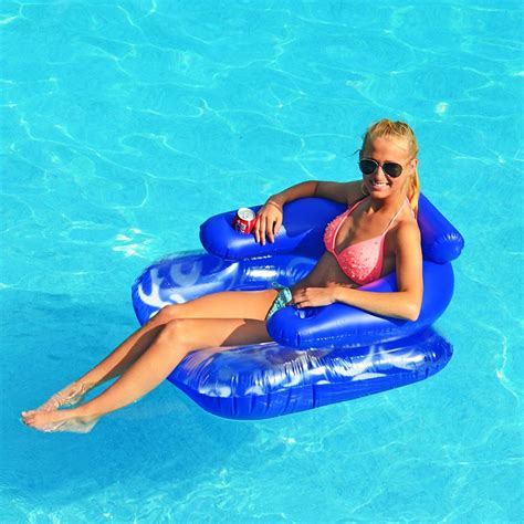 Aviva Sports Lazy Lounger Over Sized Pool Lake Inflatable Lounge