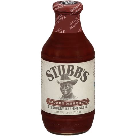 Stubbs Smokey Mesquite Barbecue Sauce 18 Oz