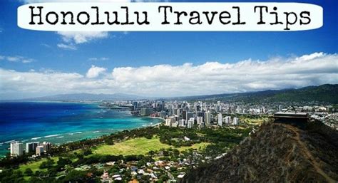 Travel Tips Things To Do In Honolulu Hawaii Oahu Vacation Vacation
