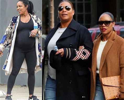 Queen Latifahs Longtime Girlfriend Eboni Nichols Spotted With A Baby