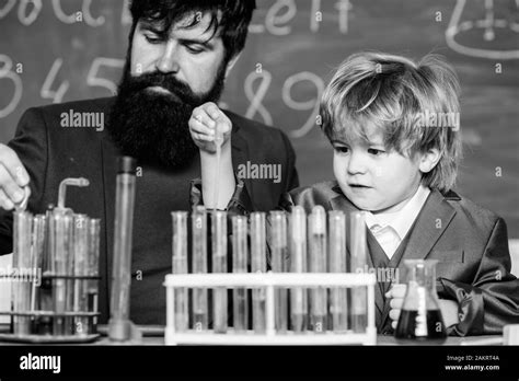 Cognitive Skills Chemistry Experiment Teacher Child Test Tubes
