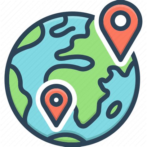 Geographical Gps Location Map Pointer Regional Territorial Icon