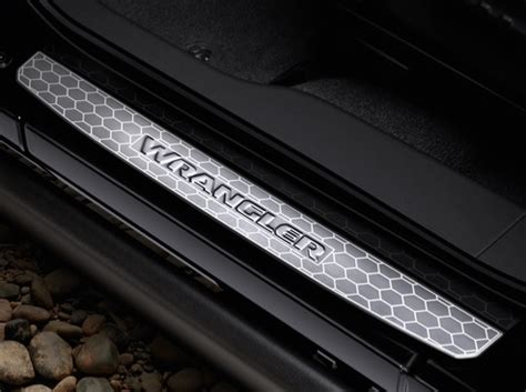 Mopar Door Sill Guards for 2018-2021 Wrangler JL # ...