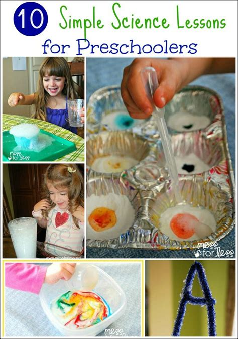 Simple Science For Preschoolers 10 Experiments