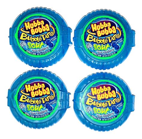 Buy Hubba Bubba Bubble Tape Sour Blue Raspberry 6 Feet Of Fun 4