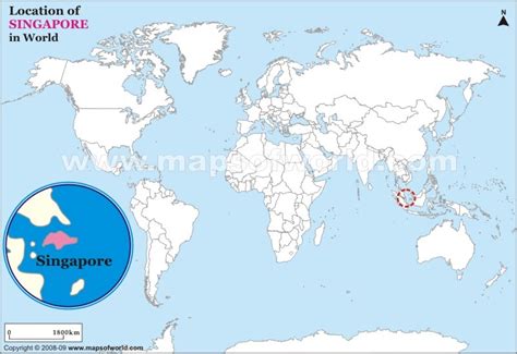 Information About Singapore Location Of Singapore In World Map