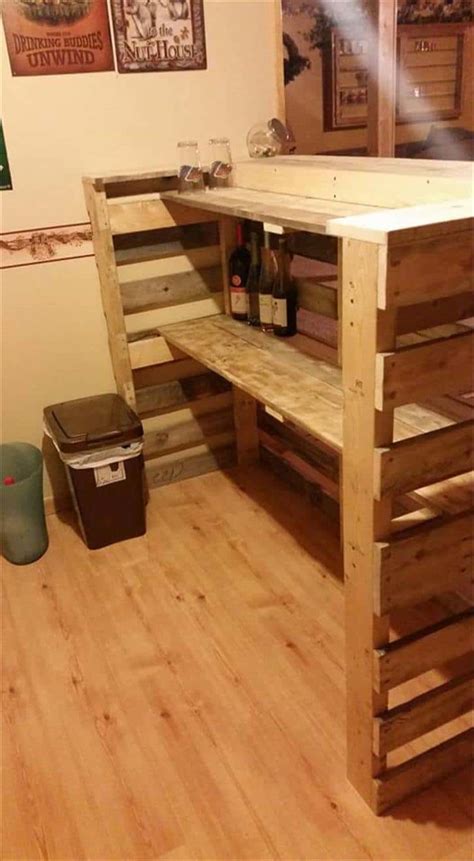 You want to decorate your basement? 15 Epic Pallet Bar Ideas To Transform Your Space - The Saw Guy