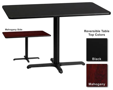 Flash Furniture 30 Inch x 48 Inch Rectangular Dining Table ...