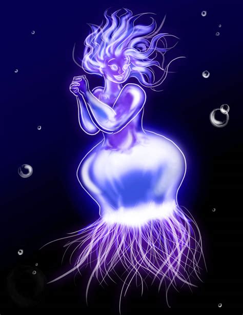 Jellyfish Mermaid By Beckhop On Deviantart
