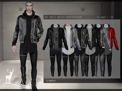 Male Outfit Hydrargyrum By Dansimsfantasy At Tsr Sims