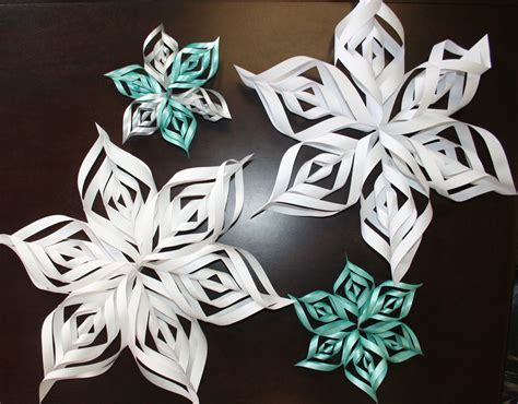 Craft For Fun How To Make A 3d Paper Snowflake