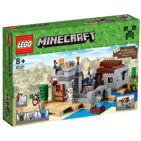 Lego® Minecraft 21121 Lavant Poste Dans Le Désert Achat Vente