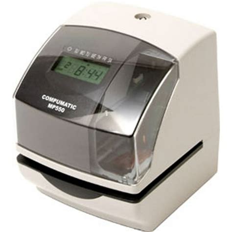 Compumatic Mp550 Electronic Time And Date Stamp Durable Heavy Duty