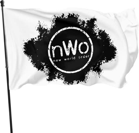 Qwtykeertyi Fashion Nwo New World Order Flag 3x5 Feet