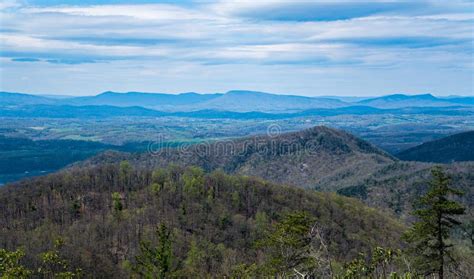 Blue Ridge Mountains Alleghany Mountains And Shenandoah Valley Stock