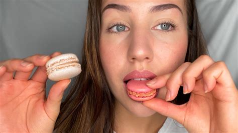 Asmr Suomi Mukbang Syödään Macaronsseja 😋💕 Eating Chewing And Mouth Sounds Youtube