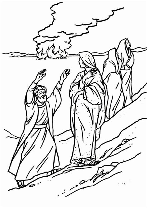 For some reason abram took his nephew, lot, with him. Abraham and Lot Coloring Page Inspirational Abraham ...
