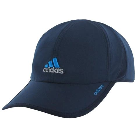 Mens Adidas Adizero Black Cap Adjustable Fit Climacool Hat Running