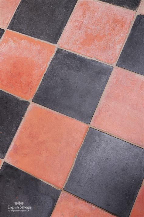 Black And Red Quarry Tiles
