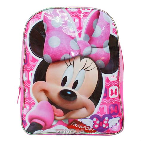 Disney Minnie Mouse 15 Girls Medium Backpack Bag Minnie Mouse