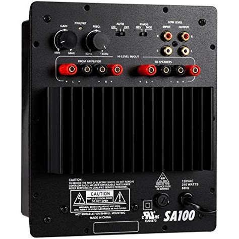 10 Best Subwoofer Plate Amplifier 100w Updated 2024