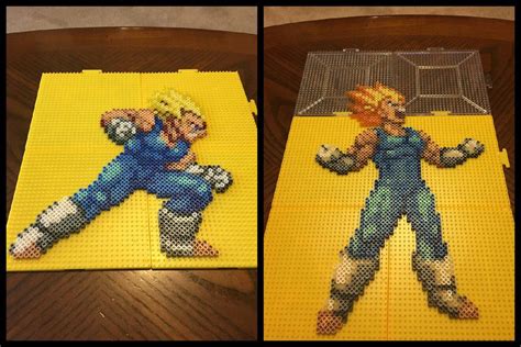 Majin Vegeta Perler Sprites By Jnjfranklin On Deviantart Bead Sprite