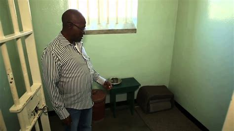 Robben Island Prison Nelson Mandelas Cell Youtube