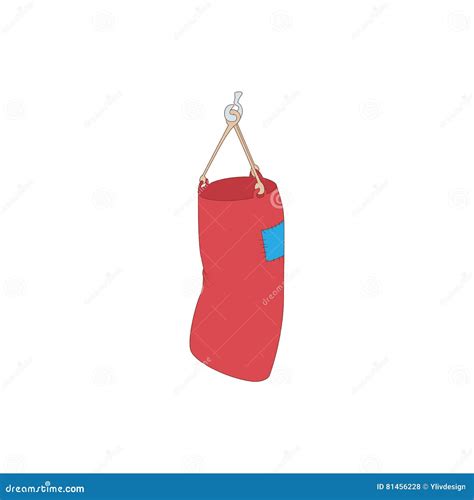 Punching Bag Icon Cartoon Style Stock Vector Illustration Of Indoors