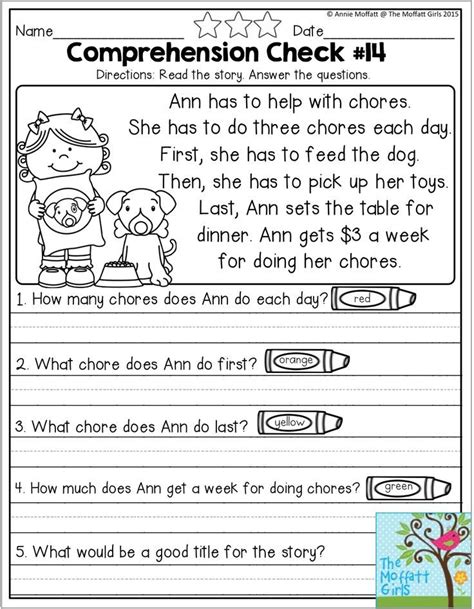 Free Printable Reading Comprehension For Grade 2 This Reading