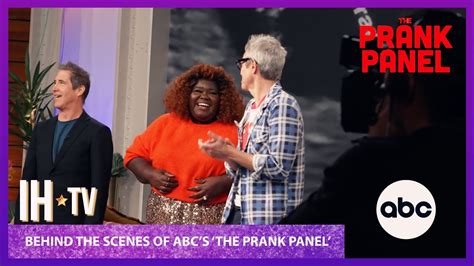 On Set Of The Prank Panel Ft Gabourey Sidibe Johnny Knoxville And