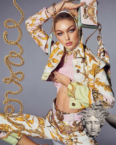 Gigi Hadid For Versace Springsummer 2018 Campaign Hawtcelebs