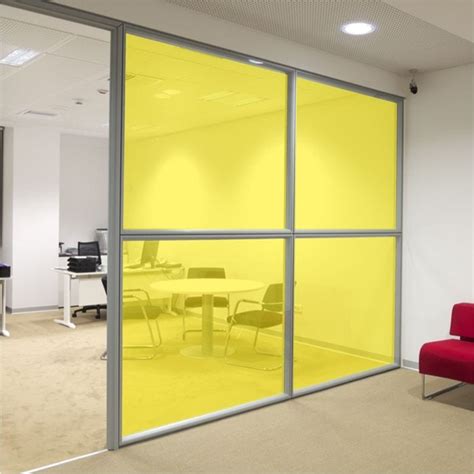Yellow Coloured Window Film Stained Glass Film