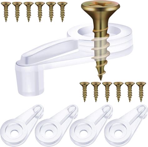 Pack Glass Retainer Clips Kit Mm Glass Clip Glass Cabinet Clips With Screws For Fixing