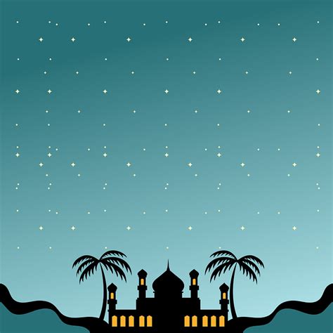 Mosque Palm Trees Stars Free Image On Pixabay
