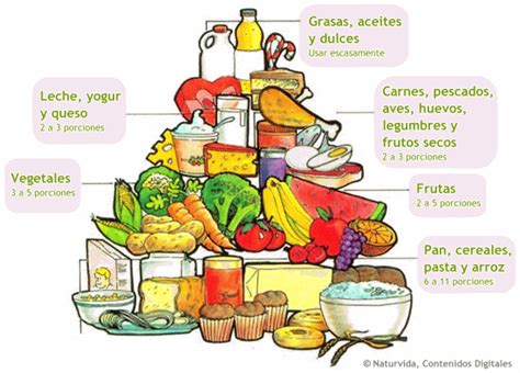 La Pirámide Alimentaria Y La Nueva Pirámide Nutricional Natursan