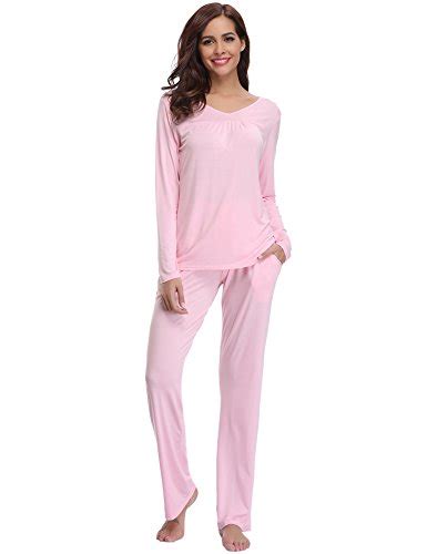 Pijamas Mujer Algodon 2 Piezas Conjuntos Sexy E Elegante Manga Pantalon Largos Pijamases