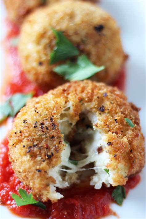 Cheesy Italian Arancini Amy Vs Food