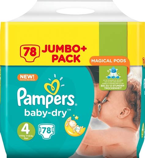 Pampers Baby Dry Magical Pods Jumbo Pack No 4 8 16kg 78τμχ Skroutzgr