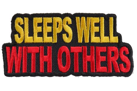 Sleeps Well With Others Patch Naughty Patches Thecheapplace