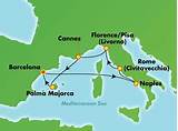 Mediterranean Sea Cruise Map