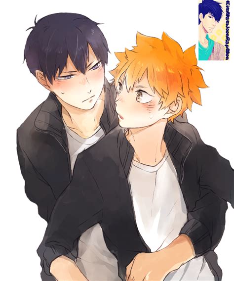 Kageyama Tobio x Hinata Shouyou PNG render by ...