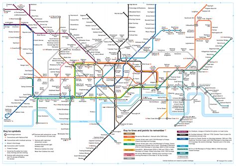 London Tube Map With Walklines Sometimes Its Quicker To Walk Rodcorp