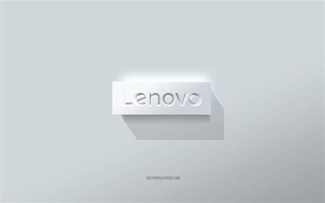 Lenovo Logo White Background Lenovo 3d Logo 3d Art Lenovo 3d