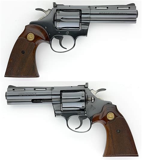 Colt Diamondback 4 Inch Barrel Blue 22 Lr Revolver Made 1977 Excellent