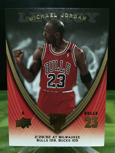 Check spelling or type a new query. Michael Jordan Legacy Card - 2009/10 Upper Deck Basketball ...